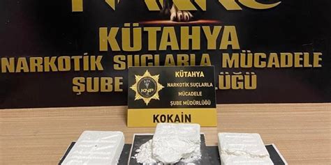 Kütahya’da bir araçta 3 bin 16 gram kokain ele geçirildi